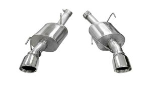 Ford Mustang Performance Exhaust - Rear - CORSA Performance - Axle-Back Xtreme with Dual Rear Exit and 4in. Polished Pro-Series Tips - `05-`10